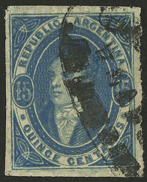 Lot 42 - Argentina rivadavia -  Guillermo Jalil - Philatino Auction # 2610 ARGENTINA: Selection of 