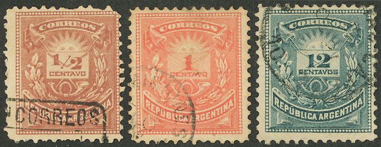 Lot 205 - Argentina general issues -  Guillermo Jalil - Philatino Auction # 2612 ARGENTINA: General auction with very low starts!