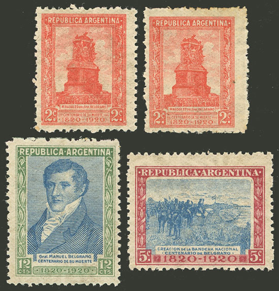 Lot 373 - Argentina general issues -  Guillermo Jalil - Philatino Auction # 2612 ARGENTINA: General auction with very low starts!