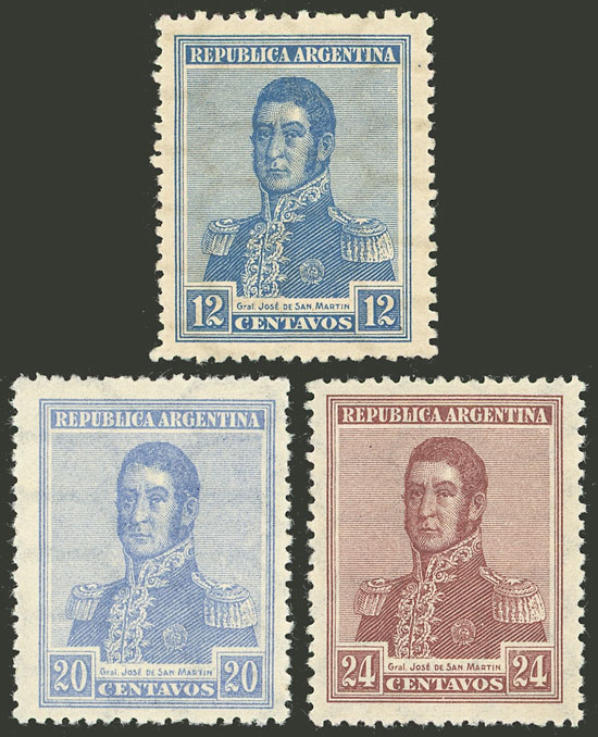 Lot 353 - Argentina general issues -  Guillermo Jalil - Philatino Auction # 2612 ARGENTINA: General auction with very low starts!