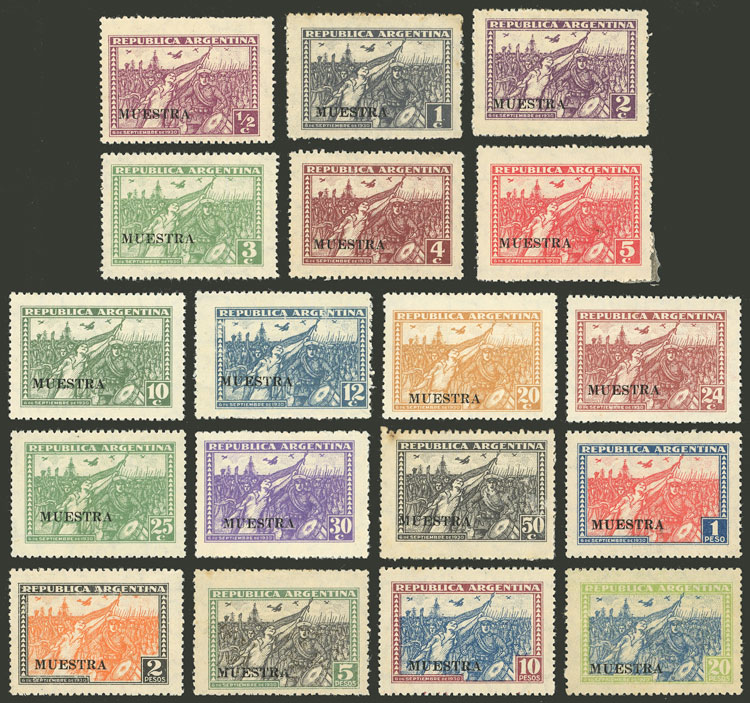 Lot 417 - Argentina general issues - Guillermo Jalil - Philatino Auction # 2612 ARGENTINA: General auction with very low starts! Lot 417 - Argentina general issues - Guillermo Jalil - Philatino Auction # 2612 ARGENTINA: General auction with very low starts!