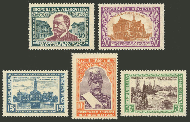 Lot 445 - Argentina general issues -  Guillermo Jalil - Philatino Auction # 2612 ARGENTINA: General auction with very low starts!