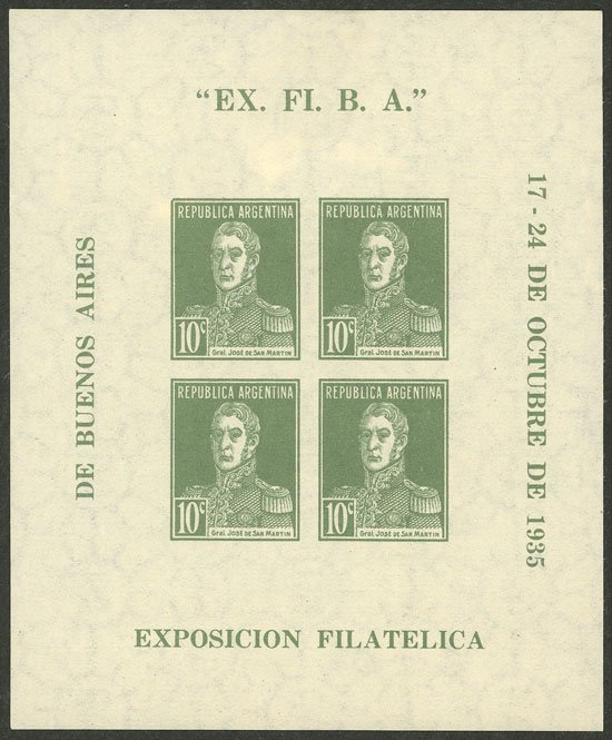 Lot 933 - Argentina souvenir sheets - Guillermo Jalil - Philatino Auction # 2612 ARGENTINA: General auction with very low starts! Lot 933 - Argentina souvenir sheets - Guillermo Jalil - Philatino Auction # 2612 ARGENTINA: General auction with very low starts!