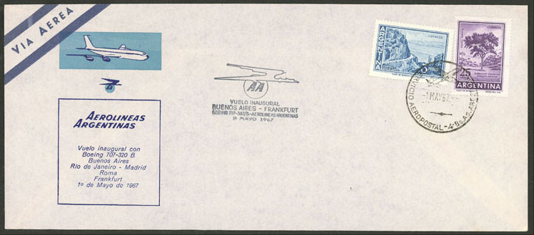 Lot 1043 - Argentina postal history -  Guillermo Jalil - Philatino Auction # 2612 ARGENTINA: General auction with very low starts!