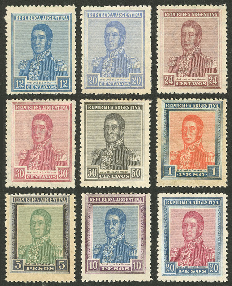 Lot 351 - Argentina general issues -  Guillermo Jalil - Philatino Auction # 2612 ARGENTINA: General auction with very low starts!