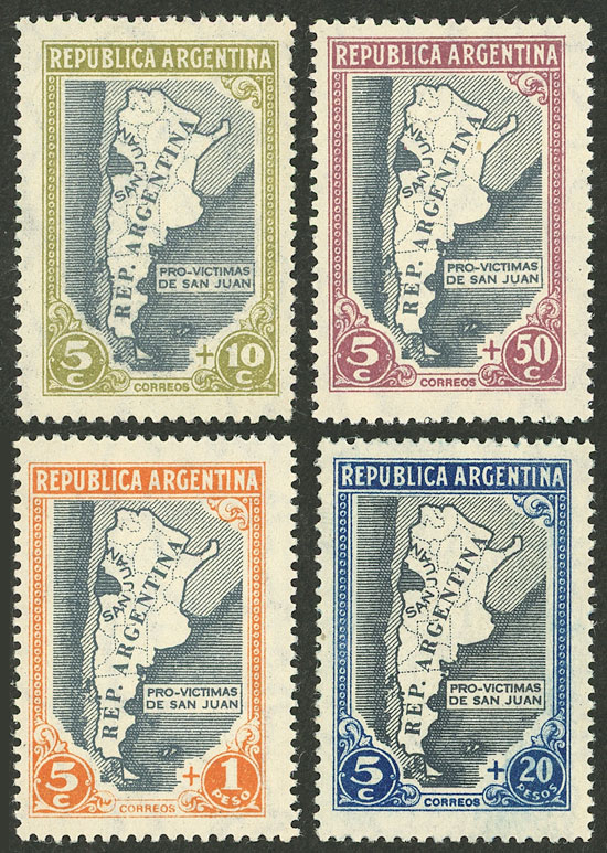 Lot 595 - Argentina general issues -  Guillermo Jalil - Philatino Auction # 2612 ARGENTINA: General auction with very low starts!