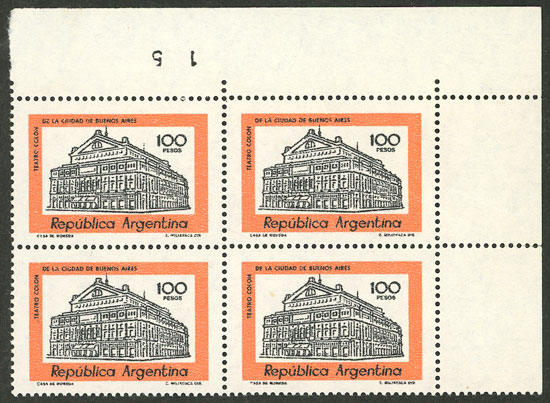 Lot 807 - Argentina general issues - Guillermo Jalil - Philatino Auction # 2612 ARGENTINA: General auction with very low starts! Lot 807 - Argentina general issues - Guillermo Jalil - Philatino Auction # 2612 ARGENTINA: General auction with very low starts!