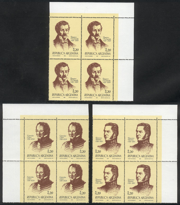 Lot 713 - Argentina general issues -  Guillermo Jalil - Philatino Auction # 2615 ARGENTINA: Spectacular auction with material from all periods, including many rarities!