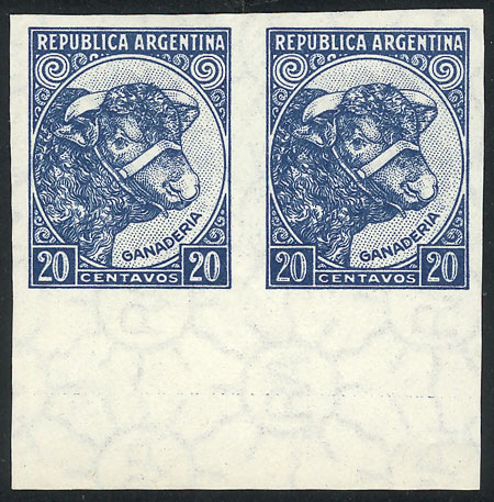 Lot 283 - Argentina general issues -  Guillermo Jalil - Philatino Auction # 2615 ARGENTINA: Spectacular auction with material from all periods, including many rarities!