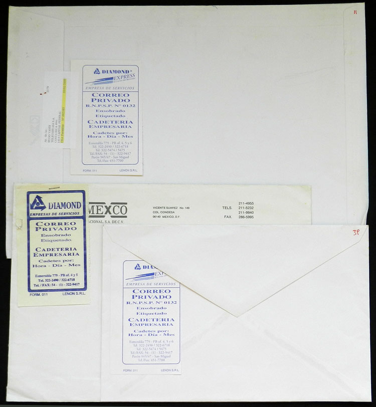 Lot 876 - Argentina private posts -  Guillermo Jalil - Philatino Auction # 2615 ARGENTINA: Spectacular auction with material from all periods, including many rarities!