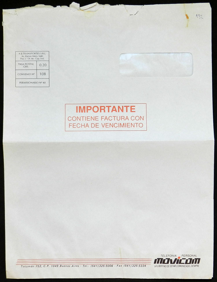 Lot 870 - Argentina private posts -  Guillermo Jalil - Philatino Auction # 2615 ARGENTINA: Spectacular auction with material from all periods, including many rarities!