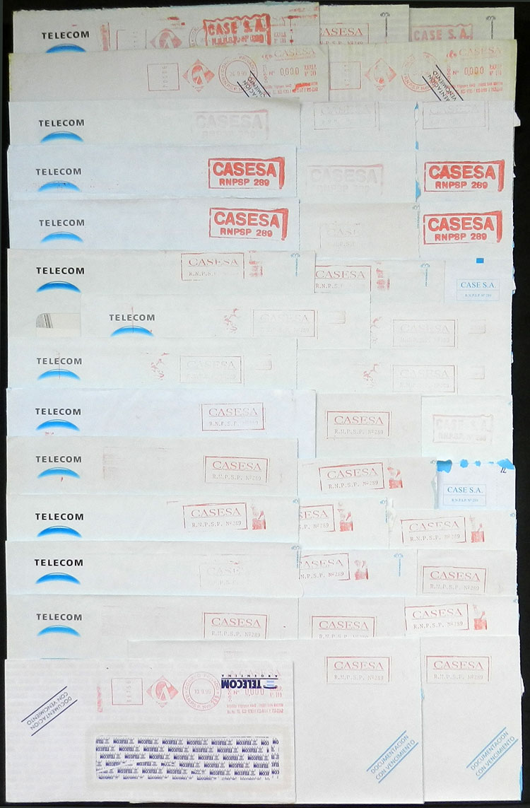 Lot 874 - Argentina private posts -  Guillermo Jalil - Philatino Auction # 2615 ARGENTINA: Spectacular auction with material from all periods, including many rarities!