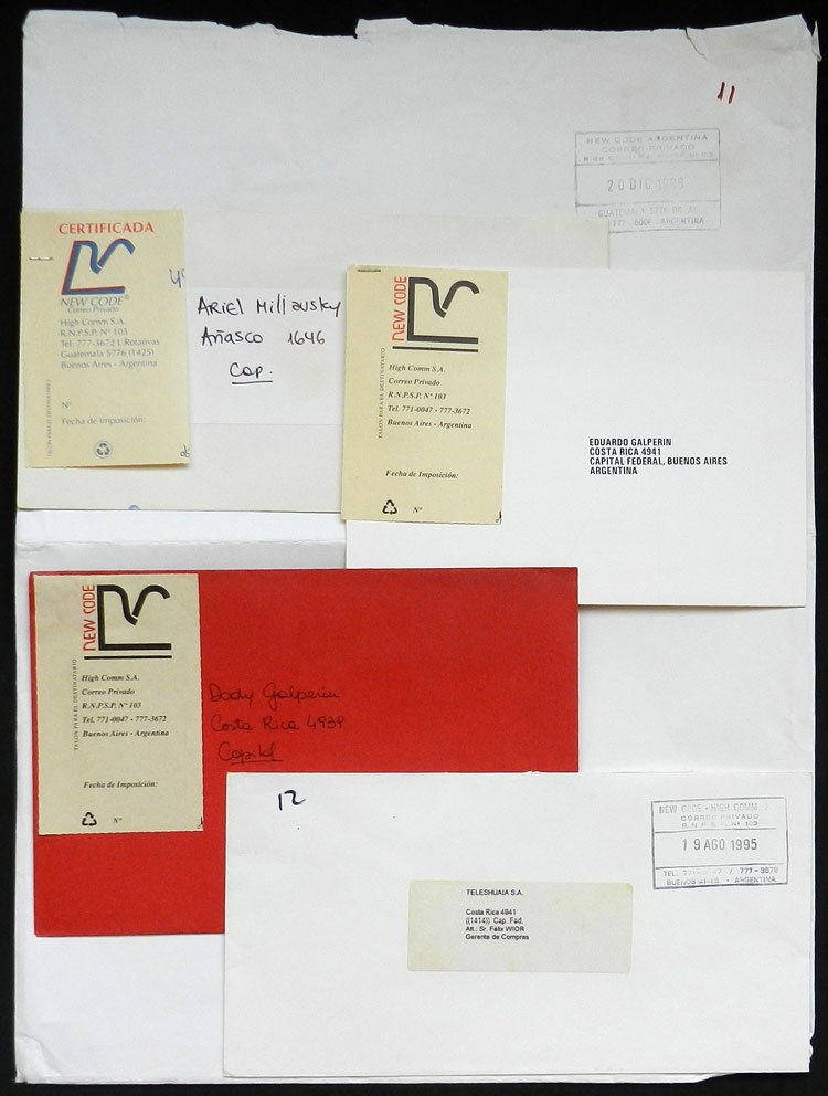 Lot 887 - Argentina private posts -  Guillermo Jalil - Philatino Auction # 2615 ARGENTINA: Spectacular auction with material from all periods, including many rarities!