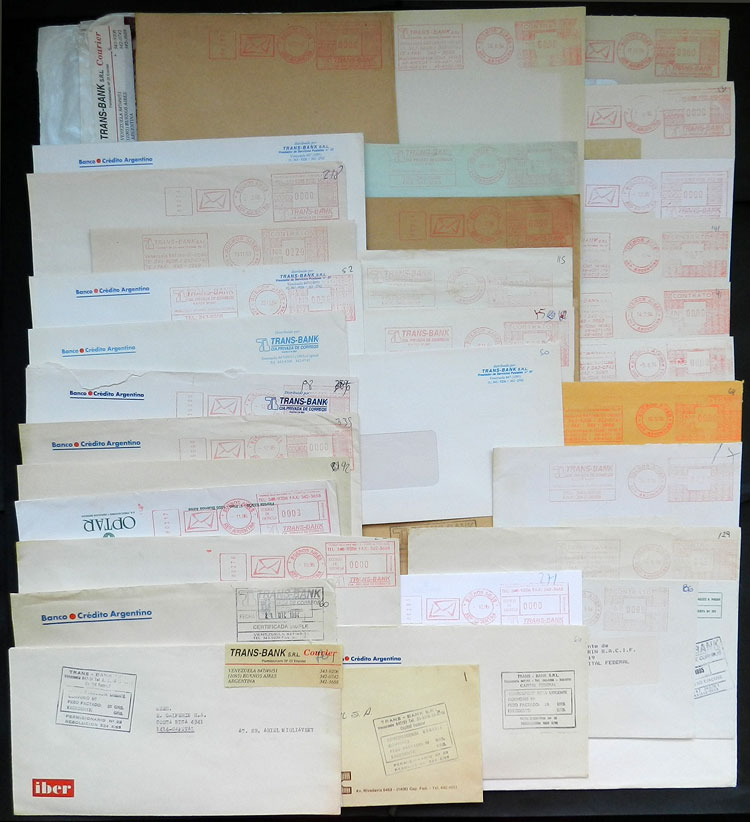 Lot 900 - Argentina private posts -  Guillermo Jalil - Philatino Auction # 2615 ARGENTINA: Spectacular auction with material from all periods, including many rarities!