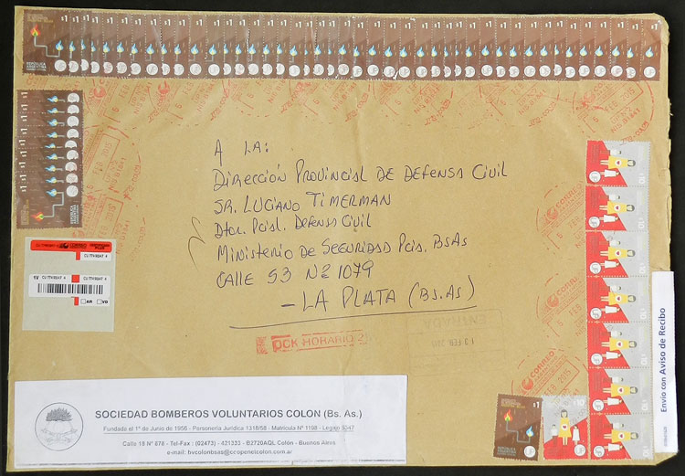 Lot 991 - Argentina postal history -  Guillermo Jalil - Philatino Auction # 2615 ARGENTINA: Spectacular auction with material from all periods, including many rarities!