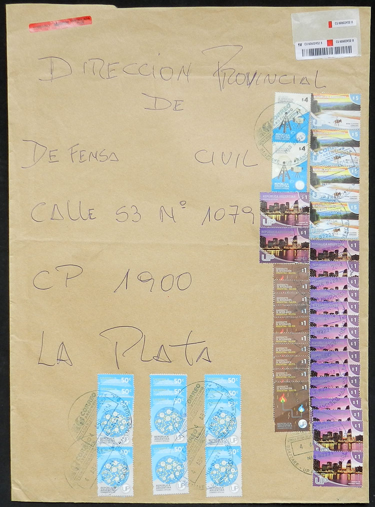 Lot 978 - Argentina postal history -  Guillermo Jalil - Philatino Auction # 2615 ARGENTINA: Spectacular auction with material from all periods, including many rarities!