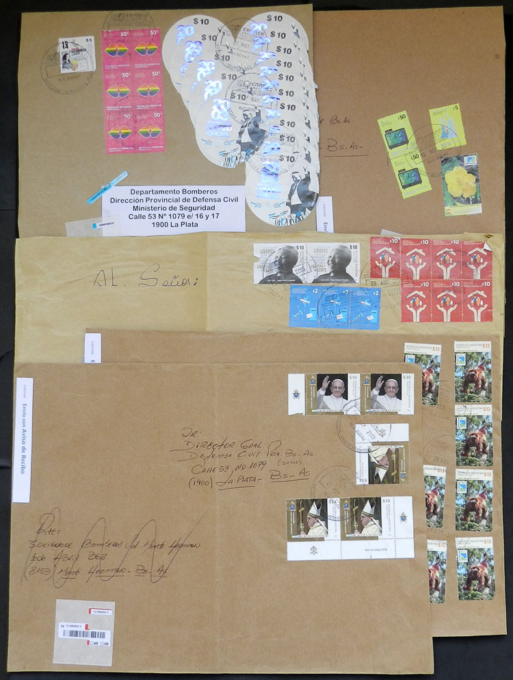 Lot 977 - Argentina postal history -  Guillermo Jalil - Philatino Auction # 2615 ARGENTINA: Spectacular auction with material from all periods, including many rarities!