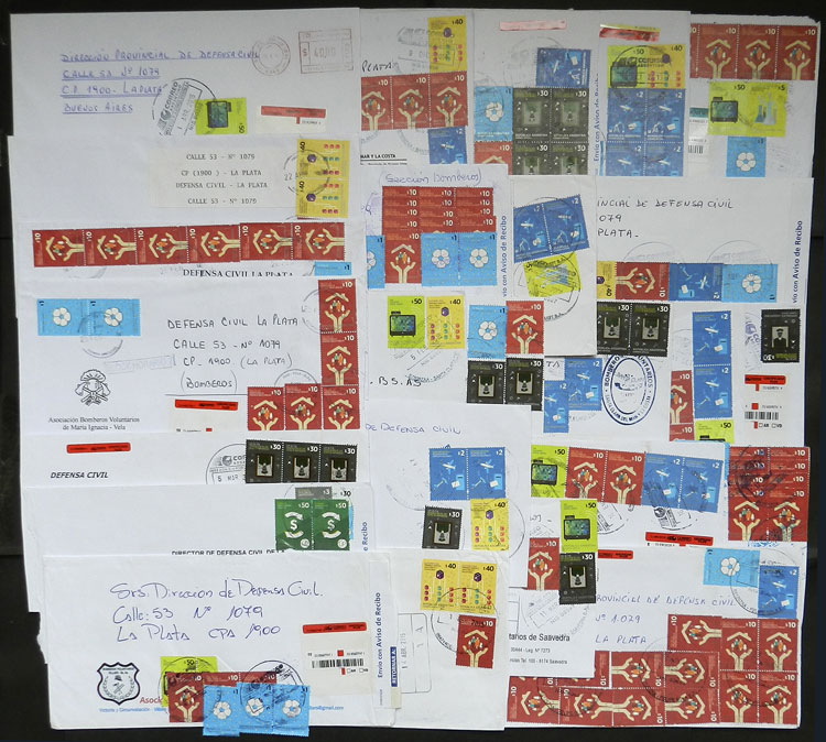 Lot 983 - Argentina postal history -  Guillermo Jalil - Philatino Auction # 2615 ARGENTINA: Spectacular auction with material from all periods, including many rarities!