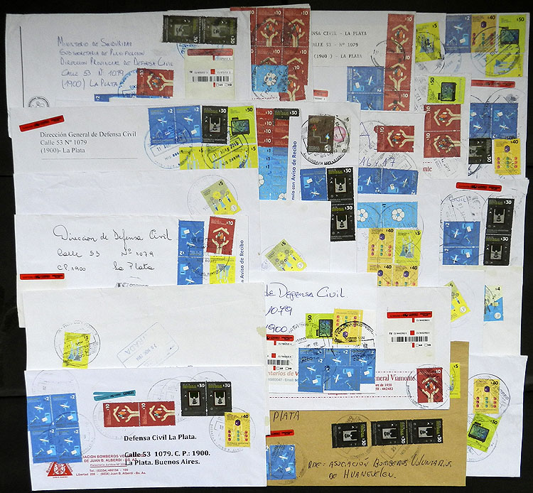 Lot 980 - Argentina postal history -  Guillermo Jalil - Philatino Auction # 2615 ARGENTINA: Spectacular auction with material from all periods, including many rarities!