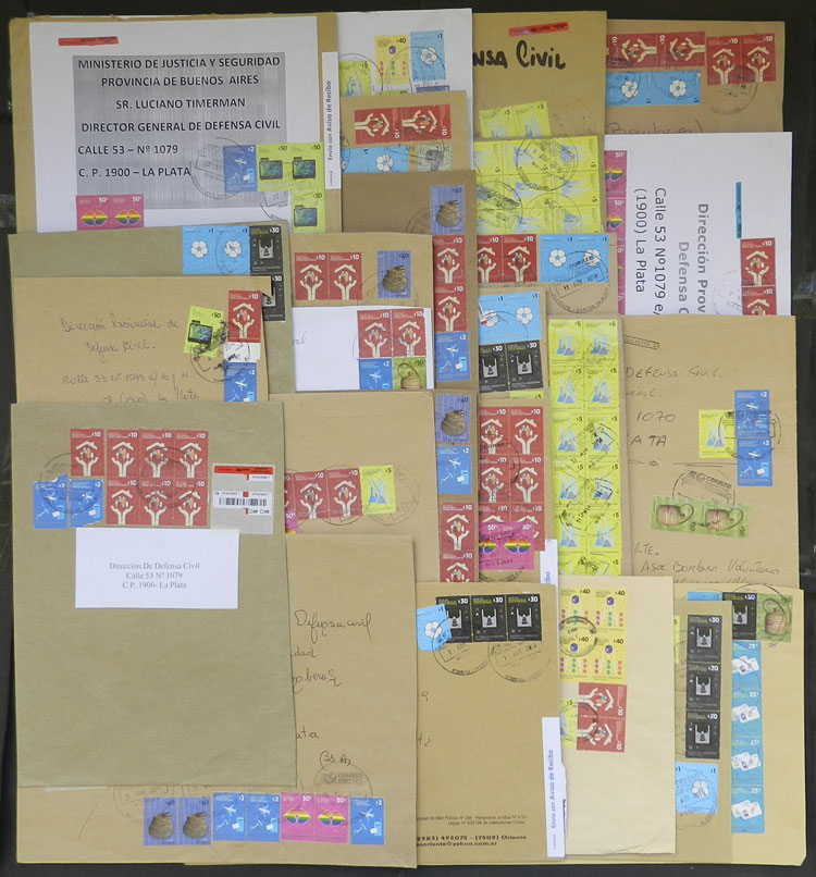 Lot 990 - Argentina postal history -  Guillermo Jalil - Philatino Auction # 2615 ARGENTINA: Spectacular auction with material from all periods, including many rarities!