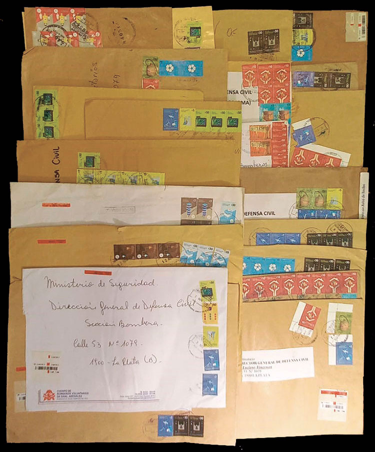 Lot 989 - Argentina postal history -  Guillermo Jalil - Philatino Auction # 2615 ARGENTINA: Spectacular auction with material from all periods, including many rarities!