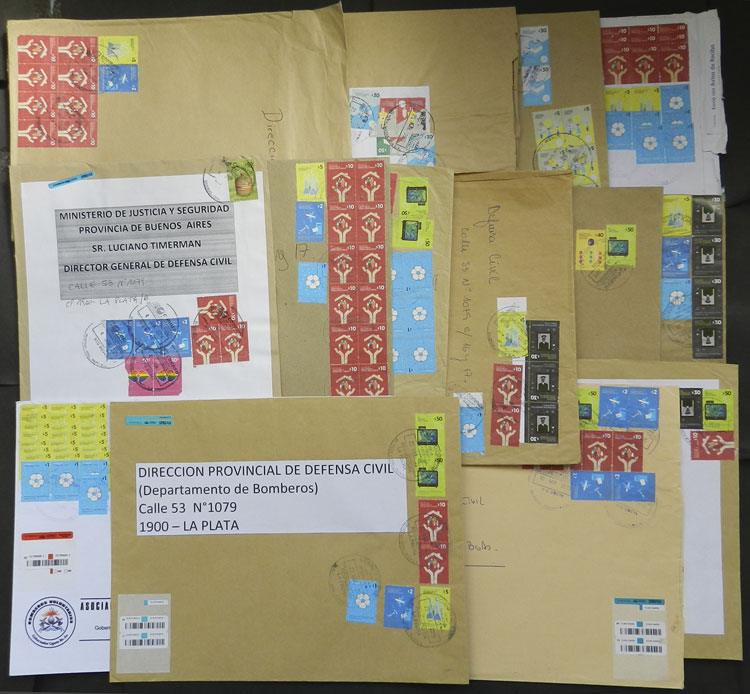 Lot 981 - Argentina postal history -  Guillermo Jalil - Philatino Auction # 2615 ARGENTINA: Spectacular auction with material from all periods, including many rarities!