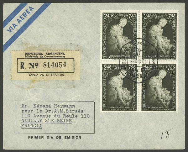 Lot 956 - Argentina postal history - Guillermo Jalil - Philatino Auction # 2615 ARGENTINA: Spectacular auction with material from all periods, including many rarities! Lot 956 - Argentina postal history - Guillermo Jalil - Philatino Auction # 2615 ARGENTINA: Spectacular auction with material from all periods, including many rarities!