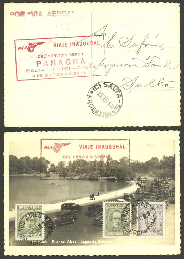 Lot 947 - Argentina postal history - Guillermo Jalil - Philatino Auction # 2615 ARGENTINA: Spectacular auction with material from all periods, including many rarities! Lot 947 - Argentina postal history - Guillermo Jalil - Philatino Auction # 2615 ARGENTINA: Spectacular auction with material from all periods, including many rarities!