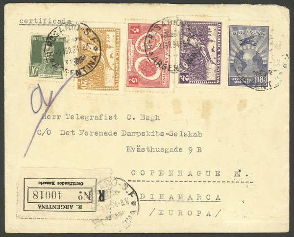 Lot 940 - Argentina postal history - Guillermo Jalil - Philatino Auction # 2615 ARGENTINA: Spectacular auction with material from all periods, including many rarities! Lot 940 - Argentina postal history - Guillermo Jalil - Philatino Auction # 2615 ARGENTINA: Spectacular auction with material from all periods, including many rarities!