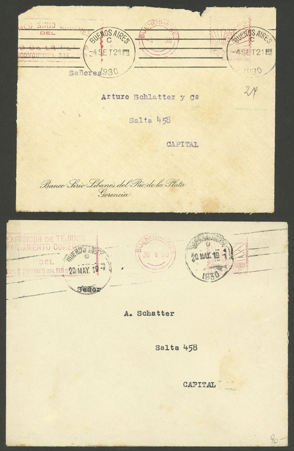 Lot 936 - Argentina postal history - Guillermo Jalil - Philatino Auction # 2615 ARGENTINA: Spectacular auction with material from all periods, including many rarities! Lot 936 - Argentina postal history - Guillermo Jalil - Philatino Auction # 2615 ARGENTINA: Spectacular auction with material from all periods, including many rarities!