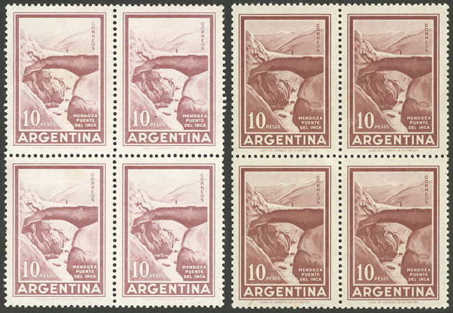Lot 455 - Argentina general issues -  Guillermo Jalil - Philatino Auction # 2615 ARGENTINA: Spectacular auction with material from all periods, including many rarities!