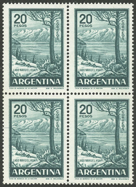 Lot 461 - Argentina general issues -  Guillermo Jalil - Philatino Auction # 2615 ARGENTINA: Spectacular auction with material from all periods, including many rarities!
