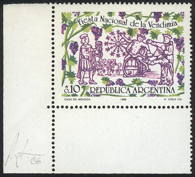 Lot 712 - Argentina general issues -  Guillermo Jalil - Philatino Auction # 2615 ARGENTINA: Spectacular auction with material from all periods, including many rarities!