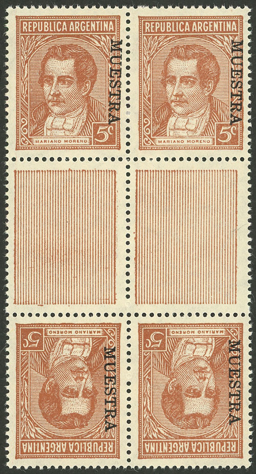 Lot 236 - Argentina general issues -  Guillermo Jalil - Philatino Auction # 2615 ARGENTINA: Spectacular auction with material from all periods, including many rarities!