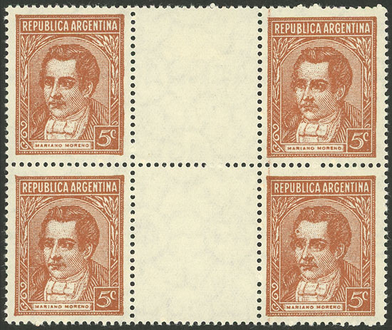 Lot 234 - Argentina general issues -  Guillermo Jalil - Philatino Auction # 2615 ARGENTINA: Spectacular auction with material from all periods, including many rarities!