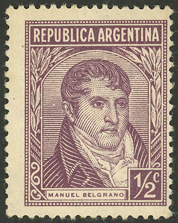 Lot 230 - Argentina general issues -  Guillermo Jalil - Philatino Auction # 2615 ARGENTINA: Spectacular auction with material from all periods, including many rarities!
