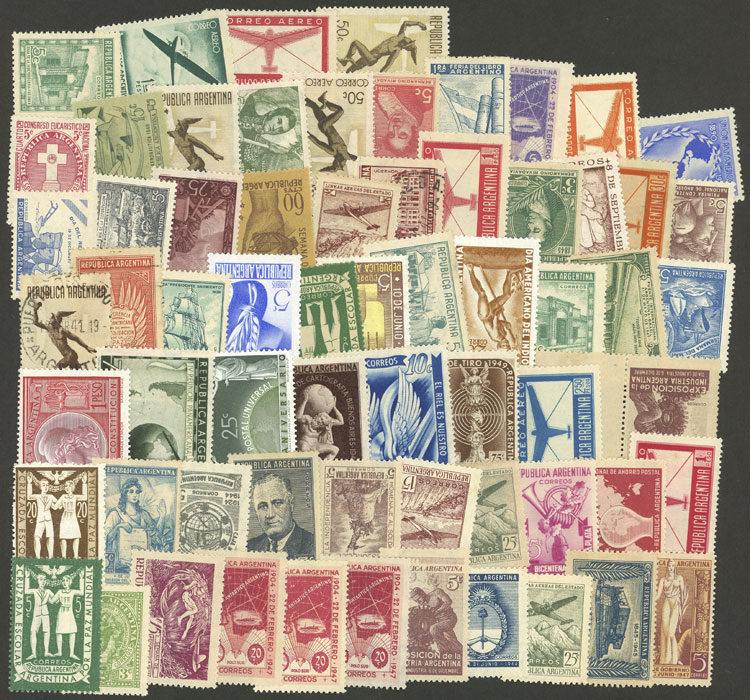 Lot 994 - Argentina Lots and Collections -  Guillermo Jalil - Philatino Auction # 2615 ARGENTINA: Spectacular auction with material from all periods, including many rarities!