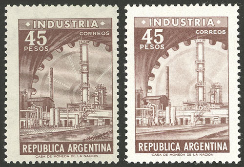 Lot 528 - Argentina general issues -  Guillermo Jalil - Philatino Auction # 2615 ARGENTINA: Spectacular auction with material from all periods, including many rarities!