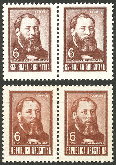 Lot 560 - Argentina general issues -  Guillermo Jalil - Philatino Auction # 2615 ARGENTINA: Spectacular auction with material from all periods, including many rarities!