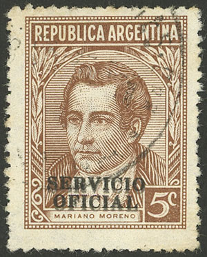 Lot 845 - Argentina official stamps - Guillermo Jalil - Philatino Auction # 2615 ARGENTINA: Spectacular auction with material from all periods, including many rarities! Lot 845 - Argentina official stamps - Guillermo Jalil - Philatino Auction # 2615 ARGENTINA: Spectacular auction with material from all periods, including many rarities!