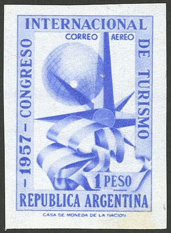 Lot 405 - Argentina general issues -  Guillermo Jalil - Philatino Auction # 2615 ARGENTINA: Spectacular auction with material from all periods, including many rarities!