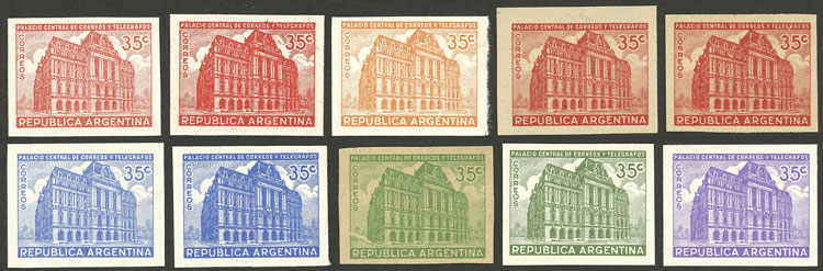 Lot 292 - Argentina general issues -  Guillermo Jalil - Philatino Auction # 2615 ARGENTINA: Spectacular auction with material from all periods, including many rarities!