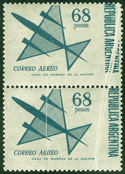 Lot 761 - Argentina airmail -  Guillermo Jalil - Philatino Auction # 2615 ARGENTINA: Spectacular auction with material from all periods, including many rarities!