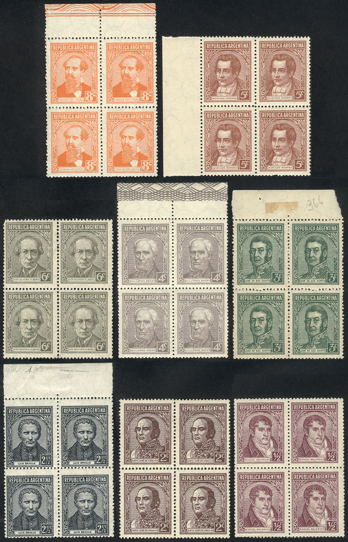 Lot 206 - Argentina general issues - Guillermo Jalil - Philatino Auction # 2615 ARGENTINA: Spectacular auction with material from all periods, including many rarities! Lot 206 - Argentina general issues - Guillermo Jalil - Philatino Auction # 2615 ARGENTINA: Spectacular auction with material from all periods, including many rarities!