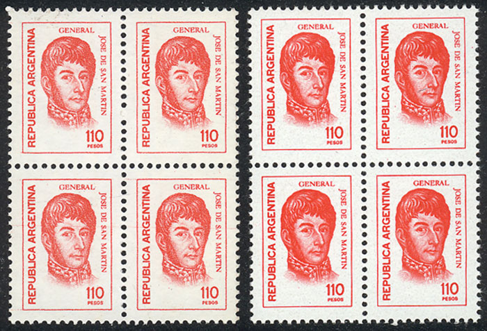 Lot 640 - Argentina general issues -  Guillermo Jalil - Philatino Auction # 2615 ARGENTINA: Spectacular auction with material from all periods, including many rarities!