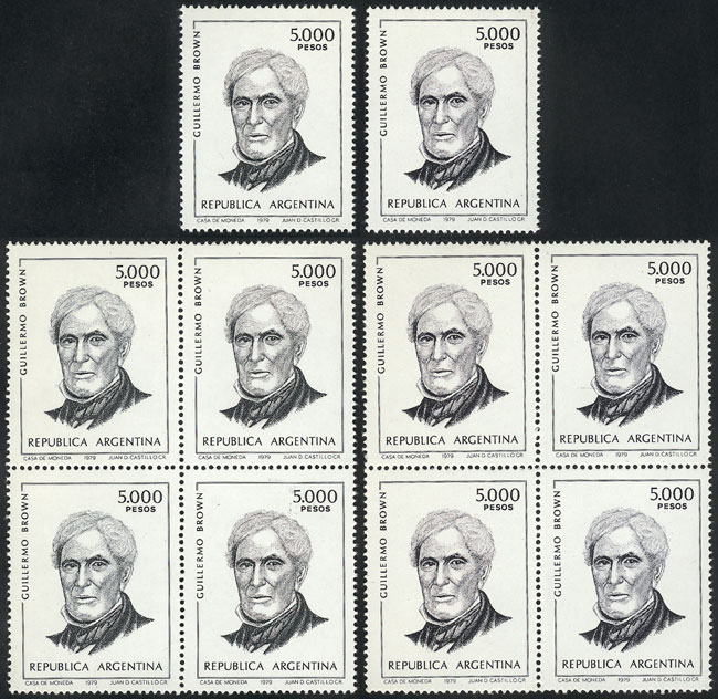Lot 675 - Argentina general issues -  Guillermo Jalil - Philatino Auction # 2615 ARGENTINA: Spectacular auction with material from all periods, including many rarities!