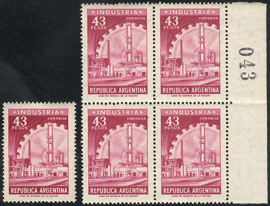Lot 525 - Argentina general issues - Guillermo Jalil - Philatino Auction # 2615 ARGENTINA: Spectacular auction with material from all periods, including many rarities! Lot 525 - Argentina general issues - Guillermo Jalil - Philatino Auction # 2615 ARGENTINA: Spectacular auction with material from all periods, including many rarities!