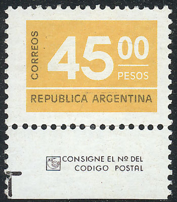 Lot 632 - Argentina general issues -  Guillermo Jalil - Philatino Auction # 2615 ARGENTINA: Spectacular auction with material from all periods, including many rarities!
