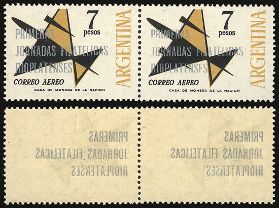Lot 757 - Argentina airmail -  Guillermo Jalil - Philatino Auction # 2615 ARGENTINA: Spectacular auction with material from all periods, including many rarities!