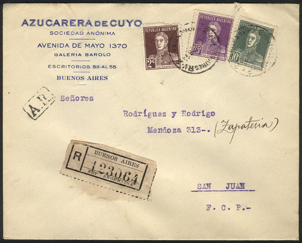 Lot 934 - Argentina postal history - Guillermo Jalil - Philatino Auction # 2615 ARGENTINA: Spectacular auction with material from all periods, including many rarities! Lot 934 - Argentina postal history - Guillermo Jalil - Philatino Auction # 2615 ARGENTINA: Spectacular auction with material from all periods, including many rarities!